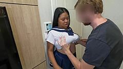 hey asian bbw want your huge tits and nipples sucked during interracial kiss