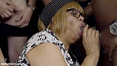 Bbw Granny Takes Extreme Dp Bukkake Gangbang Load