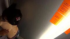 A Czech teen faces mall seduction captured in intense POV