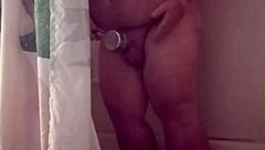 showering my small cock feels so damn good today