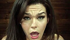 BOLD HOT ASS BRUNETTE POUNDS MACHINE HARD