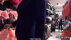 A Czech teen faces mall seduction captured in intense POV