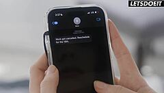 hot lesbian couple starts with squirting vr porn then goes real naughty girl on girl 💦👅