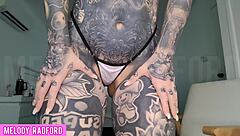 I love slipping into this micro bikini with my vibrating anal butt plug buzzing