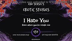 A woman's erotic audio journey hating yet craving intimate tension builds to release
