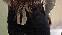 you won't believe this tiny venezuelan dancing before she spreads for sex!