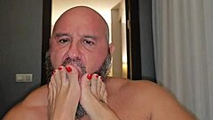 Hey wanna see foot job plus hardcore foot fetish action?