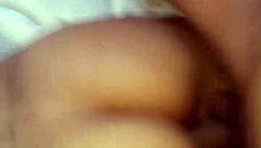 thick ebony bends over taking massive black cock deep in pussy doggystyle