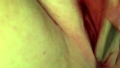 maeve moxie rams huge dildo into chubby fat pussy