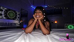 hot teen jenna foxx sucks big black cock till cum blasts her titties