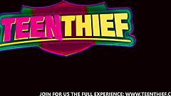 what happens when a cute petite teen gets her first rough pornstar lesson?