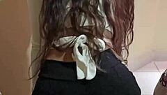 you won't believe this tiny venezuelan dancing before she spreads for sex!