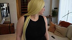 desperate realtor takes bbc cumshot to close sale