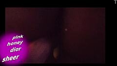 hey check out me playing deep in this big ole ebony housewife ass shaking wild