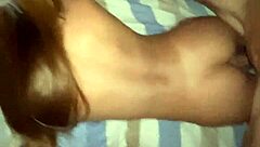 Petite Babe's Pussy Filled with Hot Cumshot