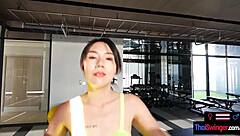 amateur thai milf gym fucks huge cock workout hard