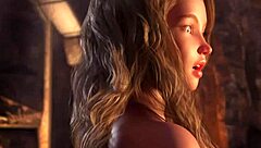 two horny teen 18+ girls team up on young guy's huge cock for wild threesome game