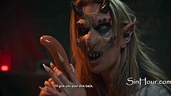 Demon grabs my dick mid-vasectomy, now impregnate her with doctor threesome