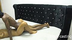 whoa this african ebony teen rides that white cucumber like a pro 🍆💦