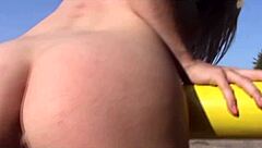 Blonde Babestation Star Chessie Kay Wanks Her Pussy Outdoor in British Countryside