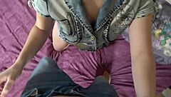 we bend pretty brunette wife over doggystyle pounding her moaning pussy pov homemade