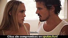 Hot Blonde Stepsister Begs for Creampie Ride in Homemade Taboo Fuck with Kissing