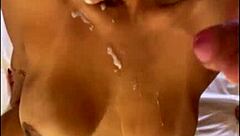 watch me cumshot all over this brazilian milf's big tits after monster cock blowjob facial