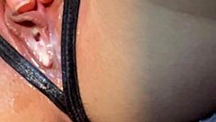 Petite POV Dildo Play Creampie After Cleaning Fun