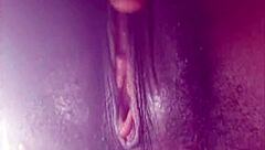 Wanna lick my dripping cum-covered pussy after hot squirting?