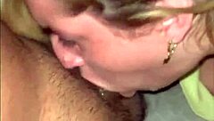 blonde slut deepthroats monster bbc