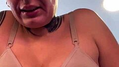 damn that famous influencer trains braless at gym... dudes stare at her sweaty tits dripping down wet pussy legs ugh