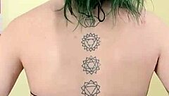 kit summers slips into tight black bodysuit and gothic miniskirt for part 3 tease.