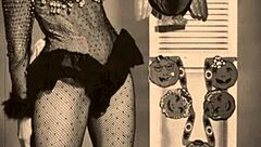 vintage halloween scenes from retro antique era