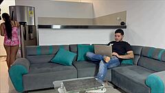 Colombian cutie roommate whispers now's perfect time to fuck right here in the dorm