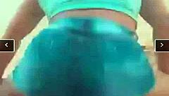 Prostitute Twerks Funk In Tiny Shorts Wedged Deep In Ass!