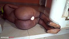 what if a fat black mommy's pussy craves that thick dildo deep inside?