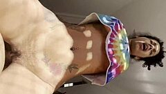 ninfa safada mama o pauzão preto na rede e senta molhada com dirty talk