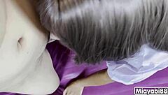 thai student slut gets creampie in uniform moans loud hiding face