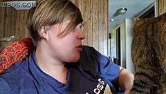 getting ready to film my giantess crush video as clara crisp tall bbw milf backstage armpits belly