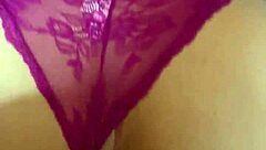 Sexy latina big ass posed doggy in thong