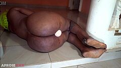 what if a fat black mommy's pussy craves that thick dildo deep inside?