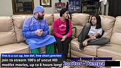 dr tampa gives constipated alix avery her first backstage enema treatment