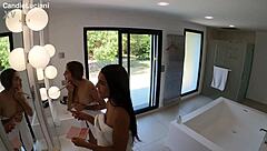 alba lala bends over for double monster cocks in hot threesome pounding her tight pussy