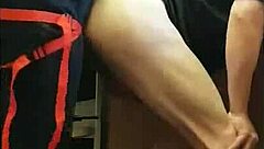 boyfriend's ass pegged hard in kitchen, field, then bathroom ass to mouth