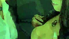 Two horny brown sluts lick pussies and squirt nonstop