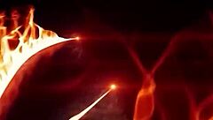 Sexy Nina licks Rome Major before he facializes her big tits