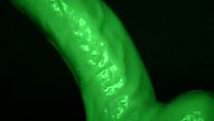 sticky slimy glove handjob teasin dildo play got me so messy ugh