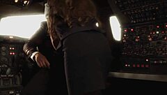 hey captain madelyn marie in stockings heels shaved pussy fucking your big cock cockpit?