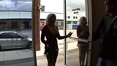 Whoa! Stacked blonde Madison Ivy chokes down that massive monster cock deep!