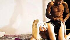 Huge black cock wrecks tight ass then creampies trailer